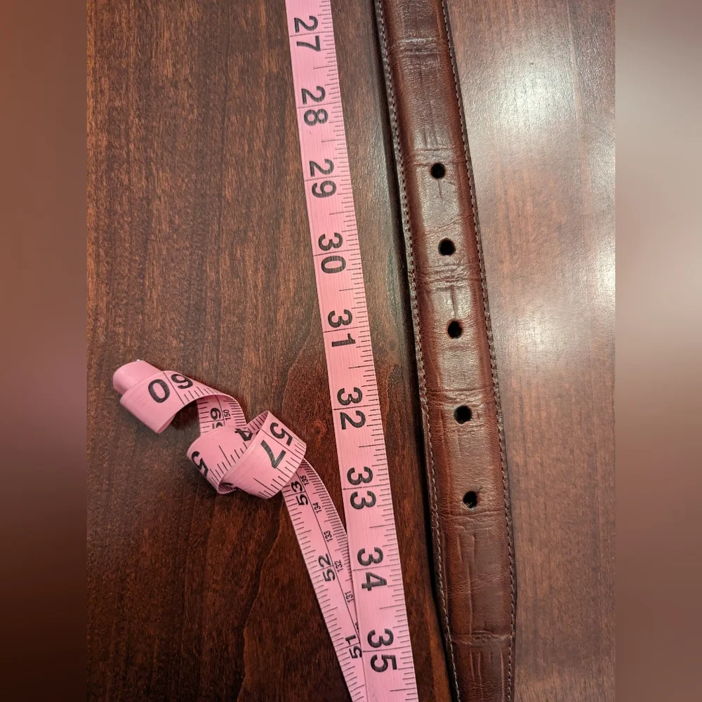 Two vintage Talbots Brighton collaboration leather belts. Size M - Picture 14 of 14
